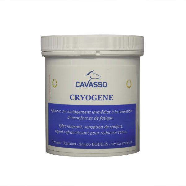 Pot 430 gr de cryogène Cavasso pour soulager le cheval après un effort ou un choc