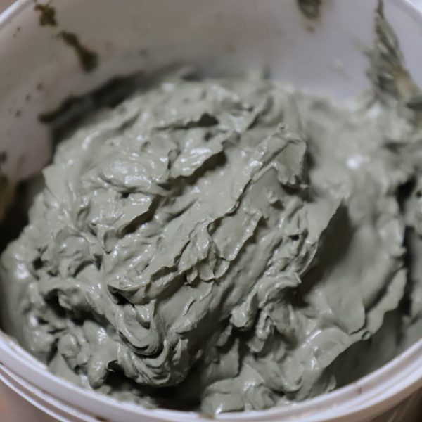 Texture de la pâte algues argile Cavasso, prête à l'emploi
